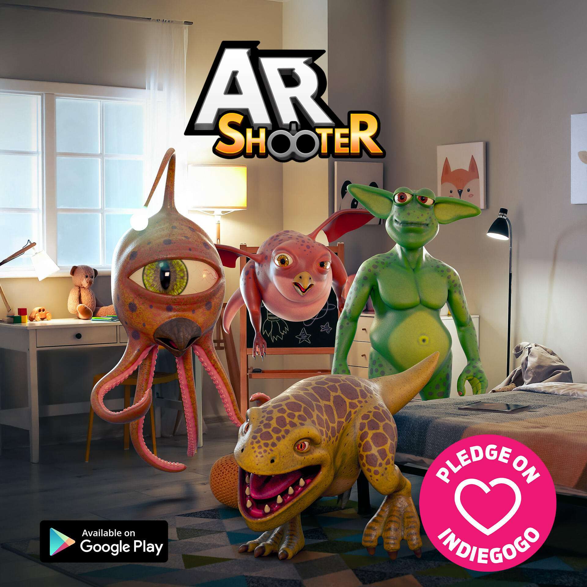 mobile game - AR Shooter